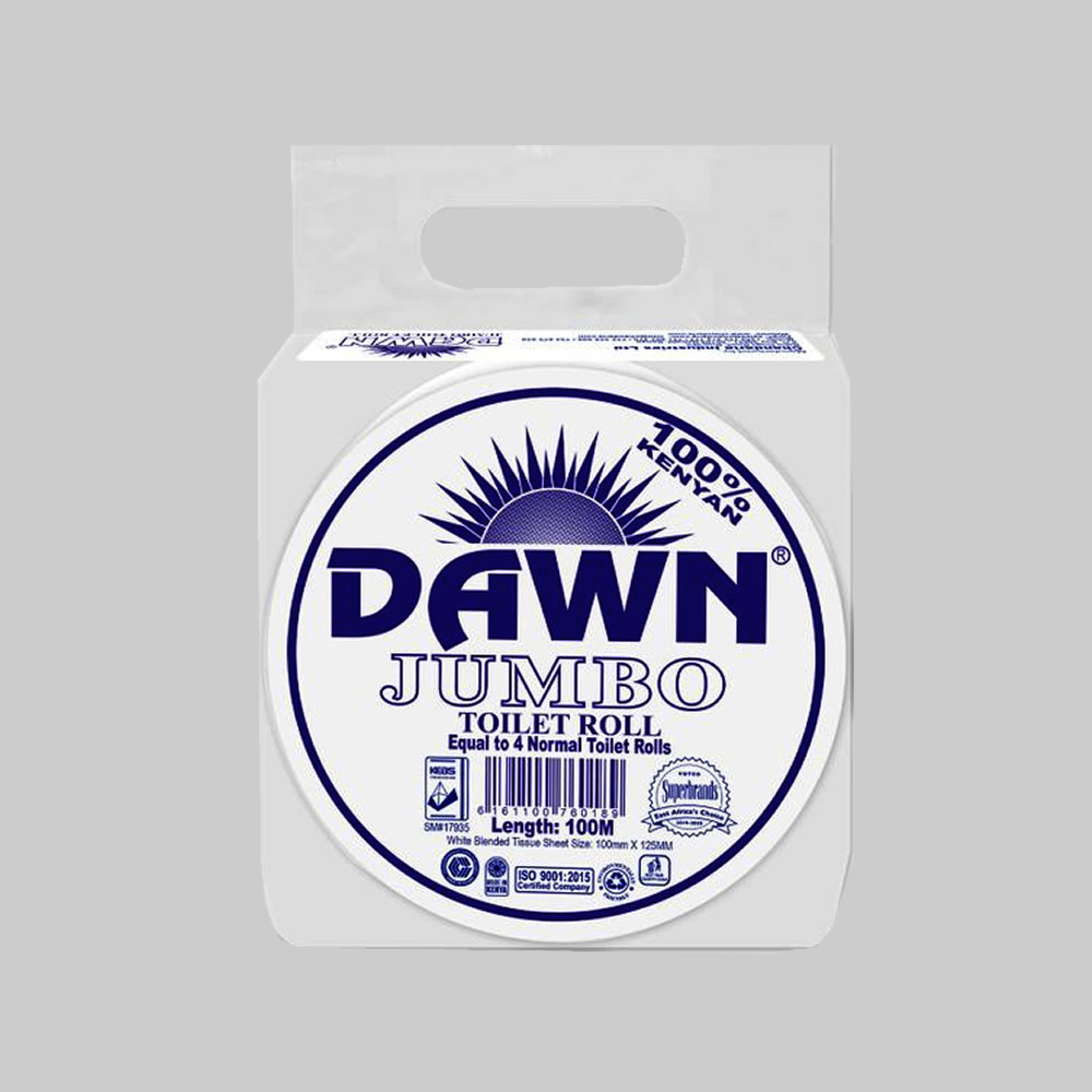 Dawn Jumbo Tissue Wrapped 100M (12s) – PRICEKATA