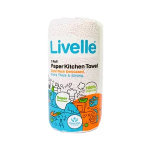 Livelle Kitchen Towel Pink Twin Pack