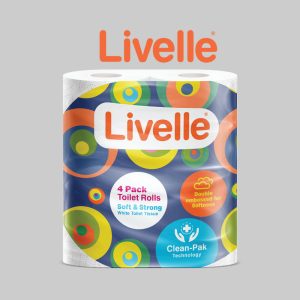Livelle Tissues 4 Pack Unwrapped