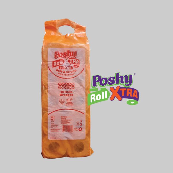 Poshy Roll Xtra 10 Pack Wrapped Colored