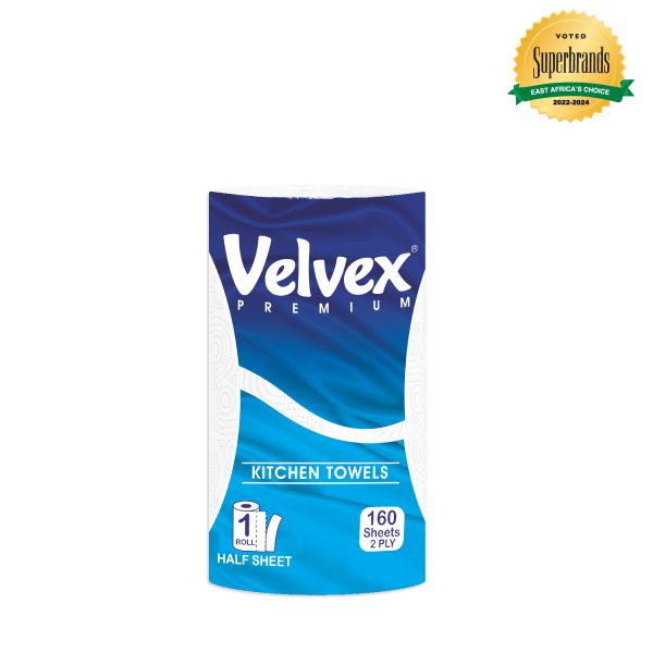 Velvex White premium KT Single Roll