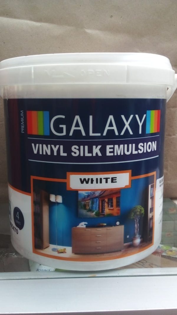 Vinyl Silk Emulsion WHITE 4Ltrs